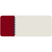 Robbie's Rockin Red- Stitched Tab Blank Red