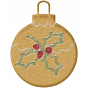 Holiday Cookies- Ball Ornament 02