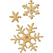Holiday Cookies- Snowflakes