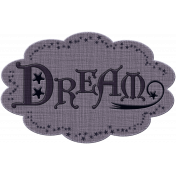 Moon Dreams- Mini Kit- Dream-Word-art