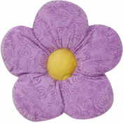 Purple Velvet Cushion Flower