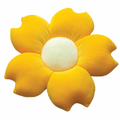 Yellow Corduroy Cushion Flower