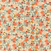 Orange Roses Floral Background