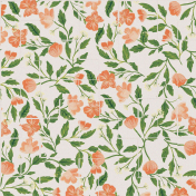 Orange Floral Background