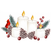 Christmas Candles- Cluster