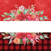 Poinsettia Cluster Page Frame