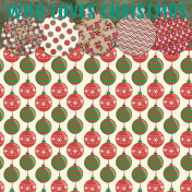 Retro Xmas Background 1