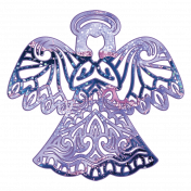 Purple-Blue Angel