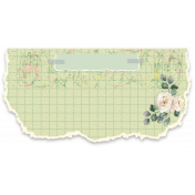 Graph Paper & Rose Cluster Sentiment/Journaling Tag