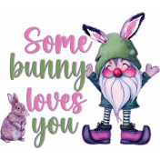 Gnome Easter Lettering