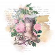 Marie Antoinette Masked Collage