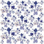 Purple Pansy Overlay #01