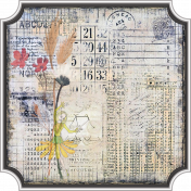Mixed Collage Journal Card