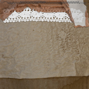 Cardboard and Lace Background