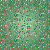 Green Cycle & Strawberries Background