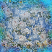 Blue Floral BG
