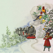 Train Journey in Winter 