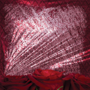 Red Rose Border Grungy Valentine Background
