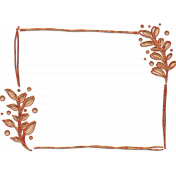 Metallic Botanical Frame #02