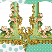Rococo Ornate Double Frame