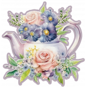 Teapot Floral Whimsy Element