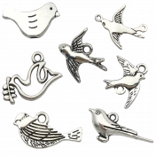 Extracted Tiny Bird Charms #01