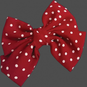 Red Polka Dot Bow