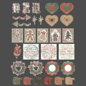 2022 Oct Design Challenge- Christmas Stickers #2 to match 22 Dec Blog Train