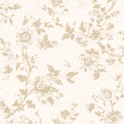 2025 February Blog Train Watercolor Flowers Tan