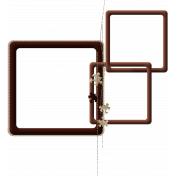 Brown Puzzle Frame