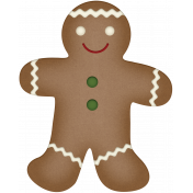 Home for the Holidays Gingerbread Man
