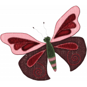 Valentine Grunge Butterfly 1