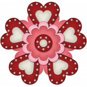 Valentine Grunge Flower 3