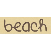 Just Beachy- word tag 13