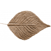 Spooktacular- burlap leaf 3