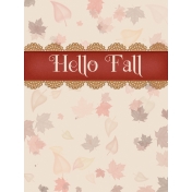 Fall in Love- pocket card 3, 3x4