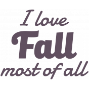 Fall in Love- word art 4