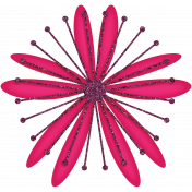 Christmas Magic- sparkle flower 6