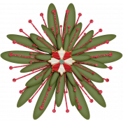 Christmas Magic- sparkle flower 9