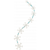 Christmas Magic- snowflake ribbon