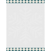 Winter Fun- pocket card #6-1, 3x4
