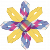 Shades of Winter- ribbon flower 1