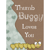 February 2022 Blog Train- Love Birds & Bugs, 3x4 journal card 8-1