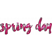 Spring Day wordart 1