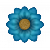 Flower elec blue