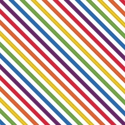 Paper- Stitched Stripes- Primary Colors