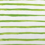 Paper- Bright Primary Watercolor Stripe- Green