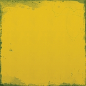 Yellow Textured Paper with Green Painted Edges