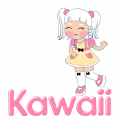 GSM- Japan Kawaii Word Art 01