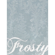 Winter Day Journal Card Frosty 3x4